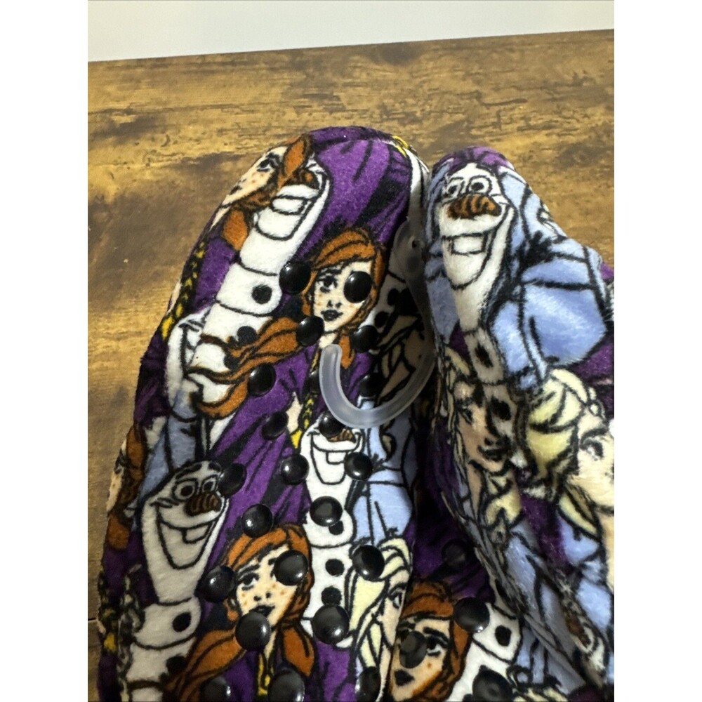 Disney Frozen Girl's Shoes Slippers Print Purple Size M/L - Picture 4 of 4